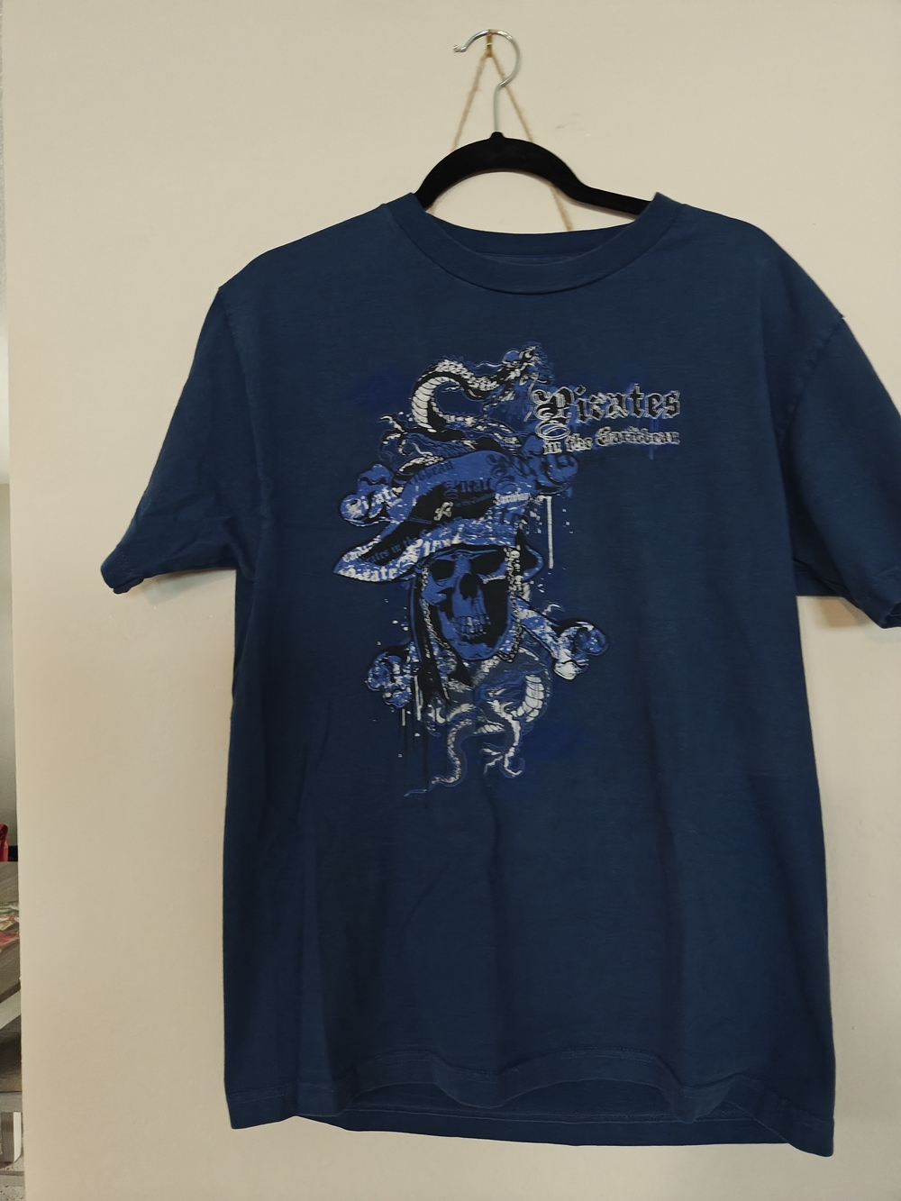 Disney Blue Pirates Graphic Short Sleeve Tee